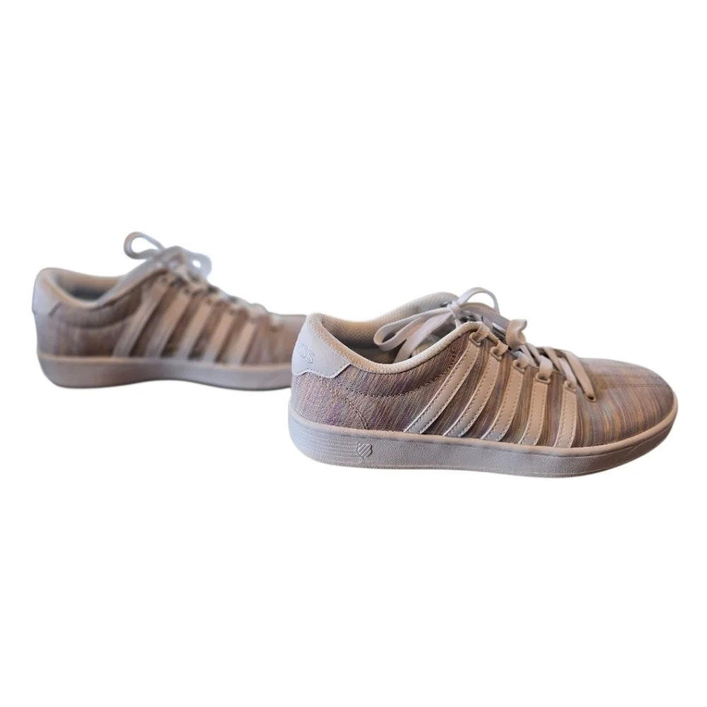 K-Swiss Court Pro II T CMF Rainbow White Lace Up Sneakers 7.5 - Picture 3 of 10